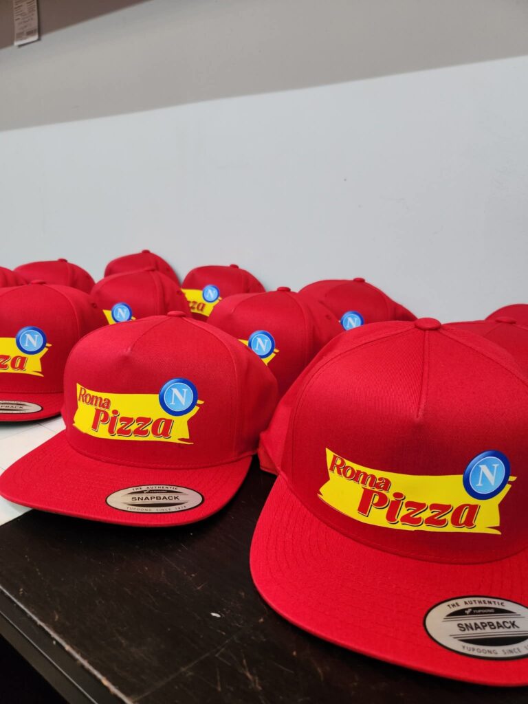 Printed cap ROMA PIZZA